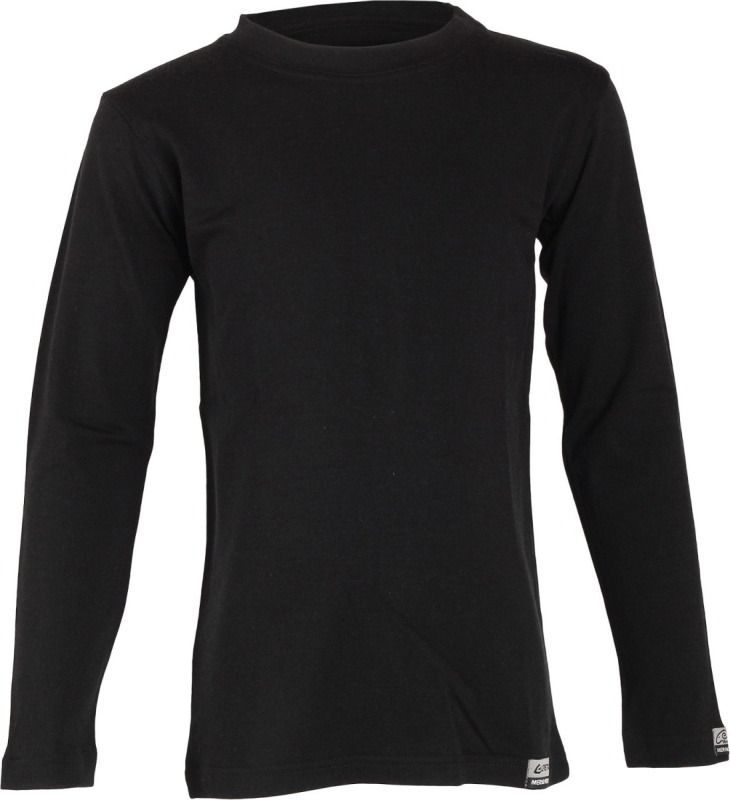 Dětské merino triko LASTING Lony černé Velikost: 130