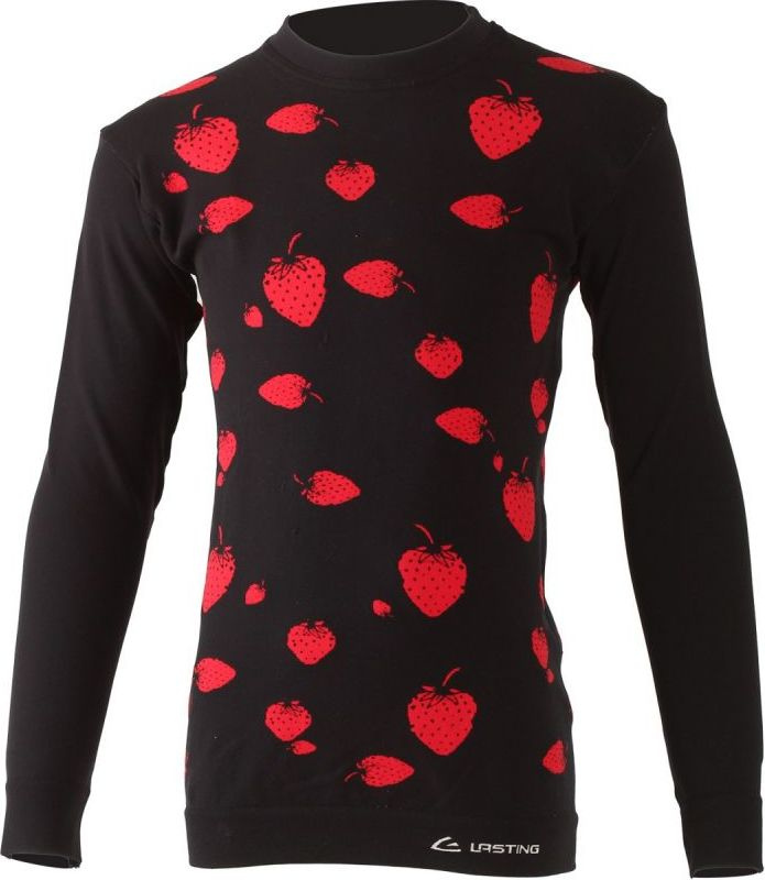 Dětské funkční triko LASTING Jaho černé Velikost: 122-134