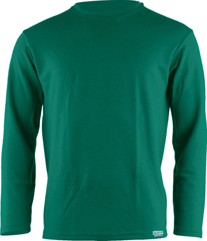 Pánská merino mikina LASTING Wolk zelená Velikost: XL