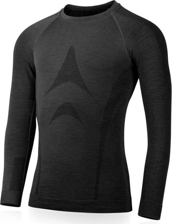 Pánské merino triko LASTING Wolf šedé Velikost: 2XL/3XL