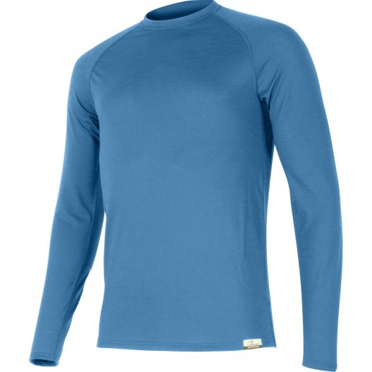 LASTING pánské merino triko ATAR modré Velikost: XL
