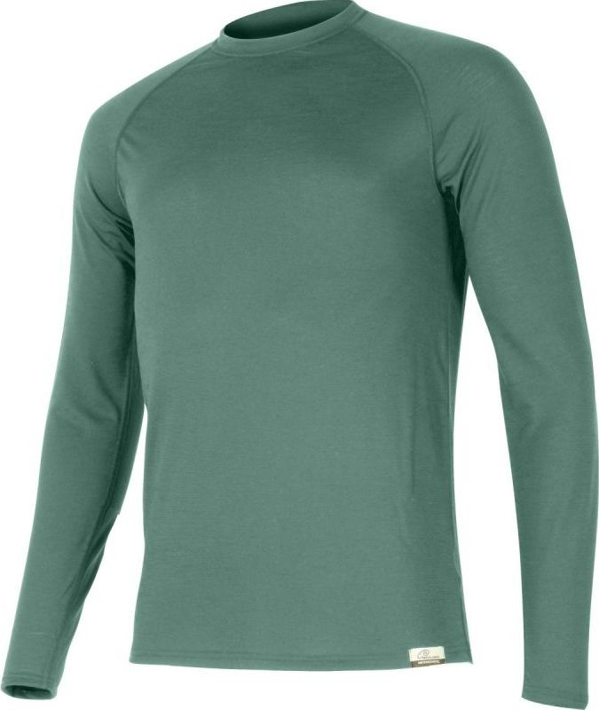 Pánské merino triko LASTING Atar zelené Velikost: M