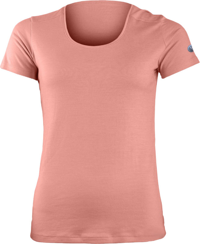 Dámské merino triko LASTING Irena lososové Velikost: XL