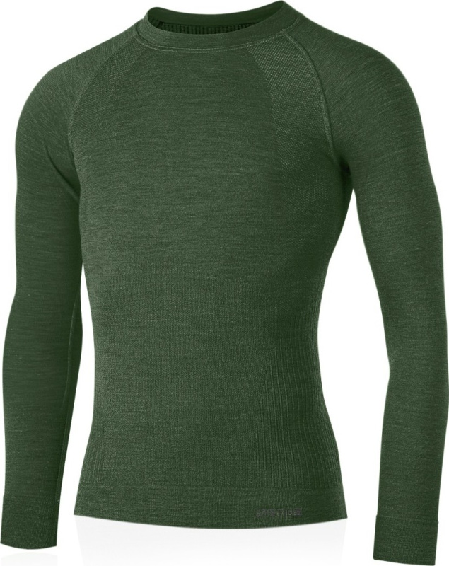Pánské merino triko LASTING Mapol zelené Velikost: 2XL/3XL