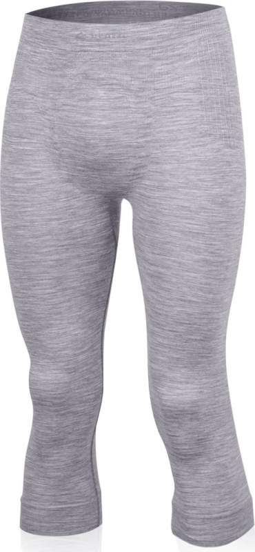 Pánské merino spodky LASTING Mareo šedé Velikost: S/M