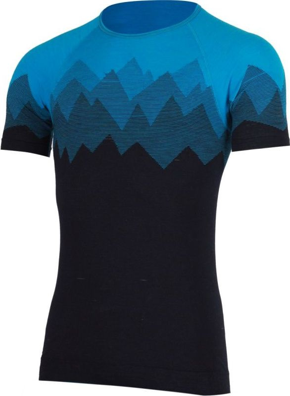 Pánské merino triko LASTING Wesor modré Velikost: S/M