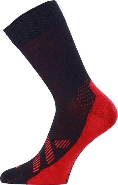 Merino ponožky LASTING Fwj černé Velikost: (34-37) S
