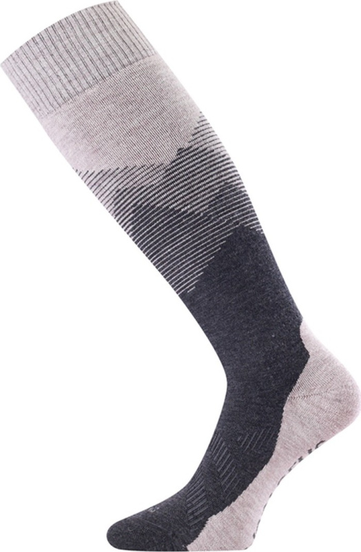 LASTING merino lyžařské podkolenky FWM béžové Velikost: XL/46-49