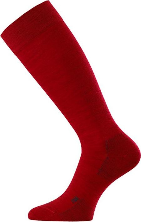 Unisex lyžařské podkolenky LASTING Ewk červené Velikost: (34-37) S