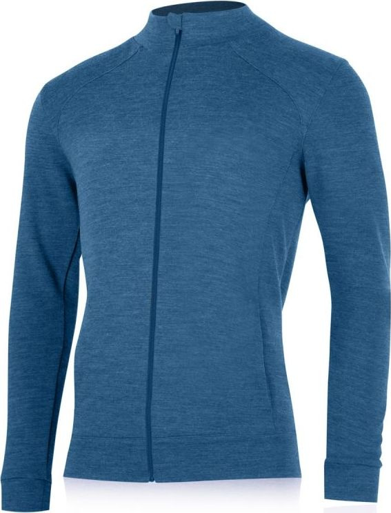 Pánská merino mikina LASTING Sarmin modrá Velikost: S