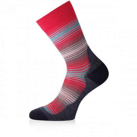 Unisex merino ponožky LASTING Wlg červené Velikost: (46-49) XL