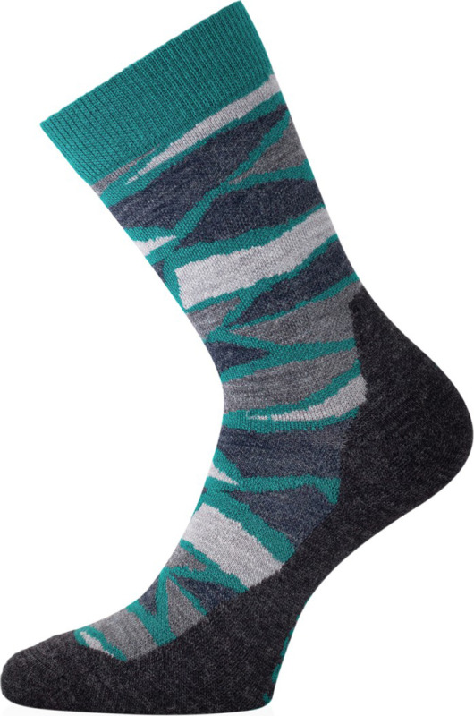 Unisex merino ponožky LASTING Wlj 688 zelené Velikost: (38-41) M