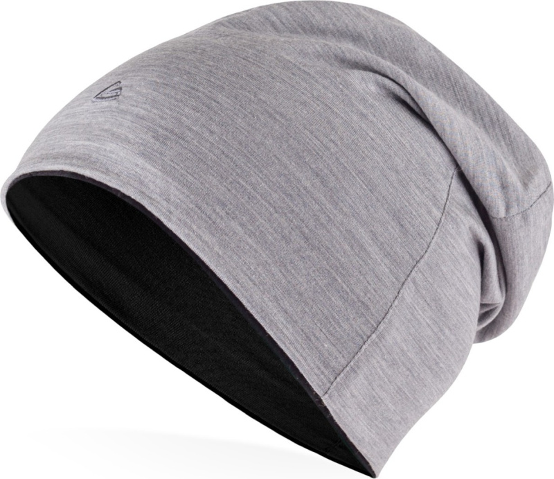 Unisex merino čepice LASTING Boly šedá Velikost: S/M