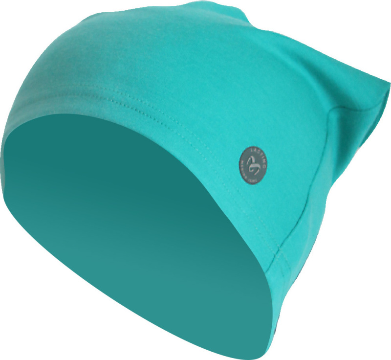 Unisex merino čepice LASTING Joly modrá Velikost: S/M