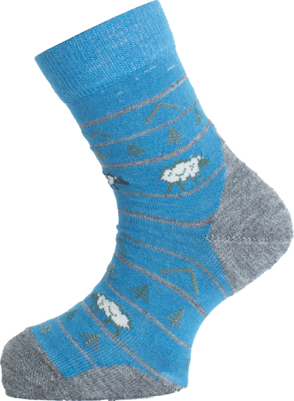 Dětské merino ponožky LASTING Tjl modrá Velikost: S