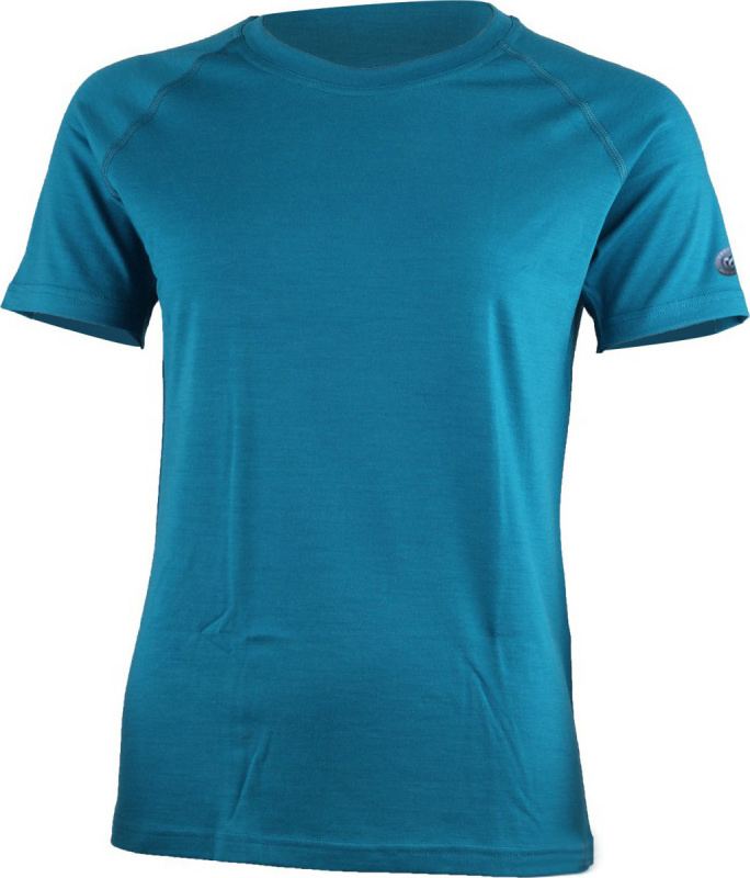 Dámské merino triko LASTING Alea modré Velikost: 2XL