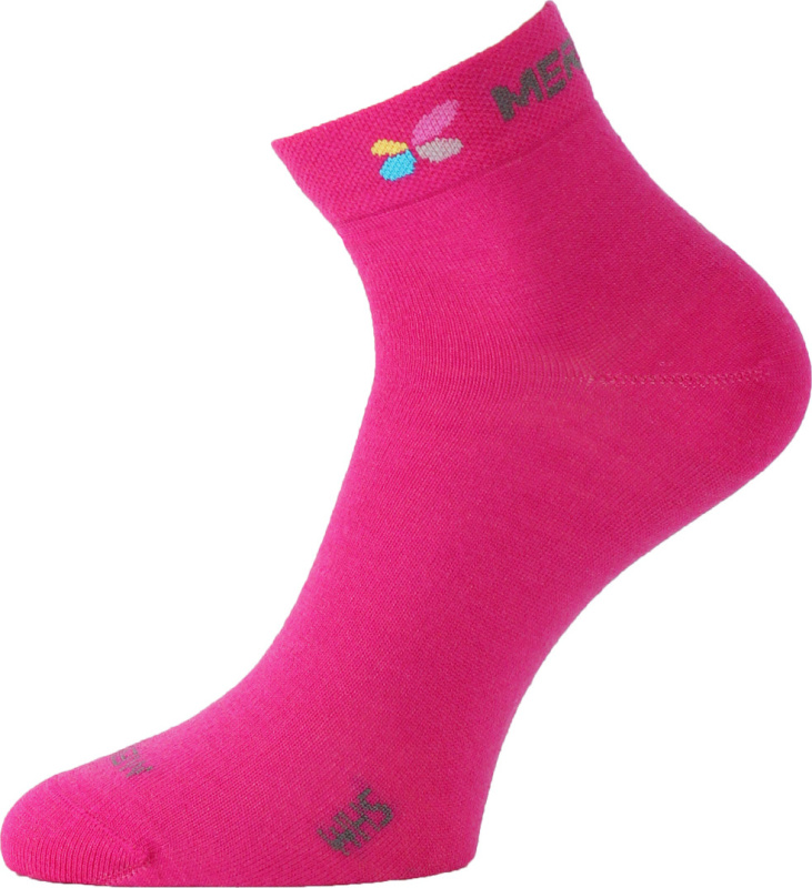 Unisex merino ponožky LASTING Whs růžové Velikost: (34-37) S