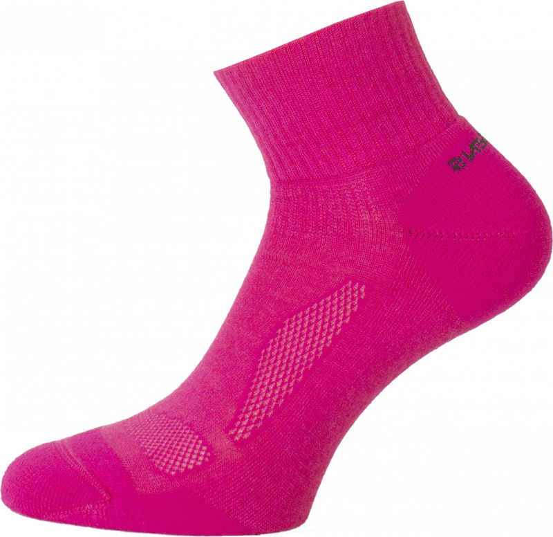 Unisex merino ponožky LASTING Wdl růžové Velikost: (34-37) S