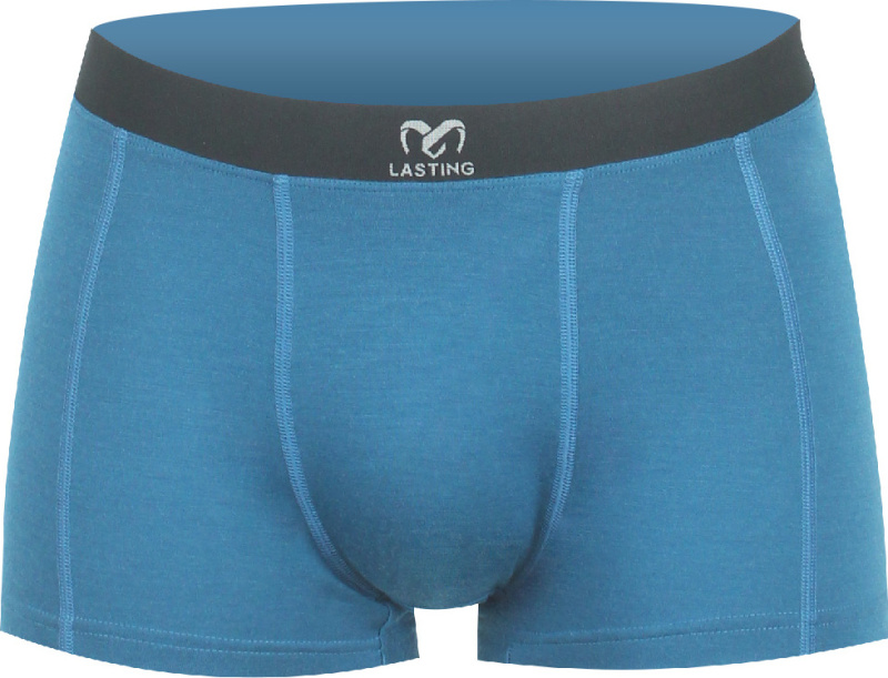 Pánské merino boxerky LASTING Noro černé Velikost: 2XL