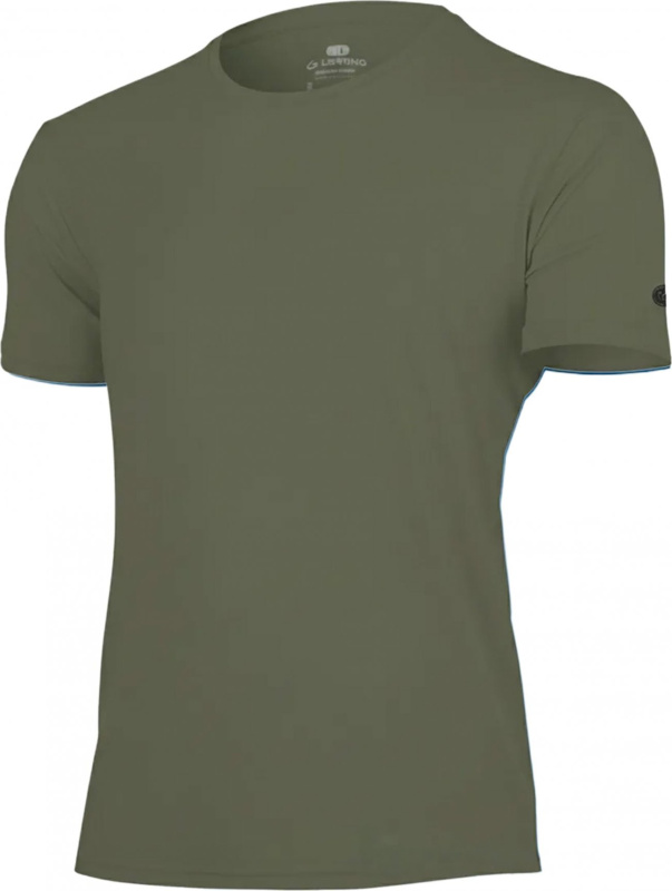 Pánské merino triko LASTING Chuan zelené Velikost: L