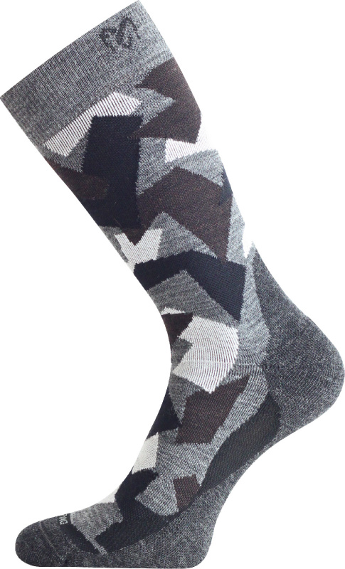 Unisex merino ponožky LASTING Wom černé Velikost: (46-49) XL