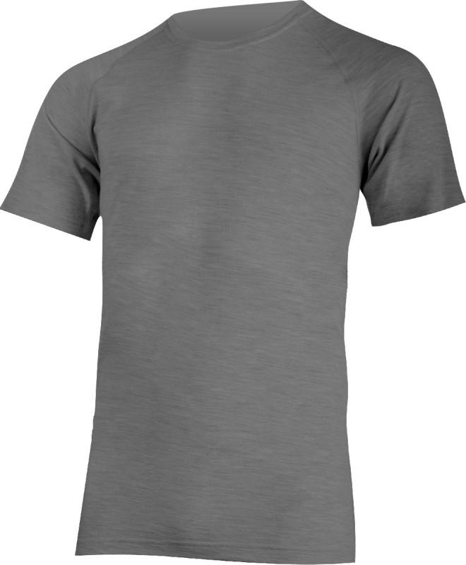 Pánské merino triko LASTING Baran šedé Velikost: XL