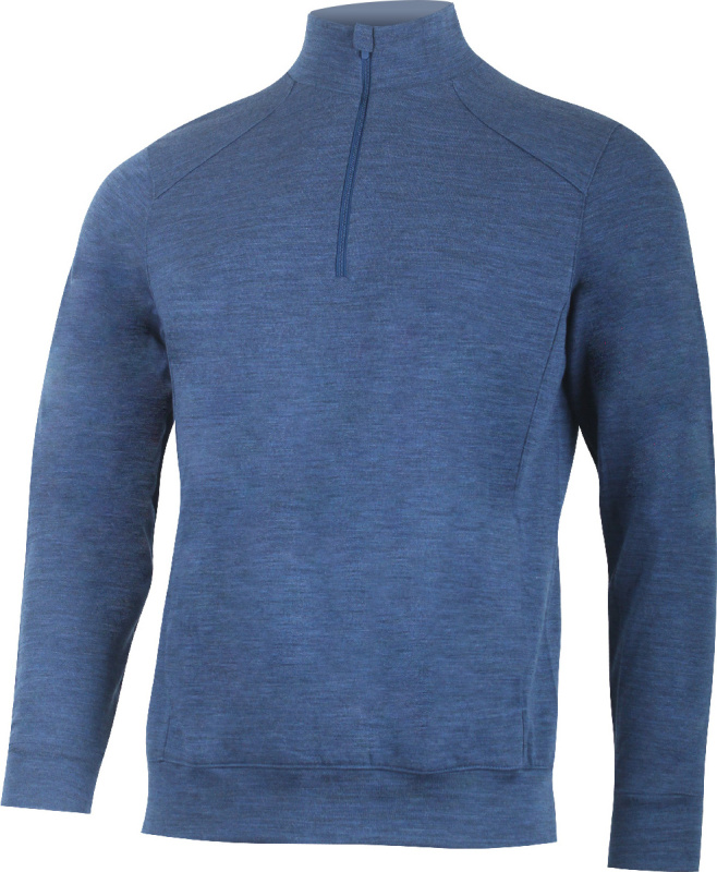 Pánská merino mikina LASTING Amir modrá Velikost: XL