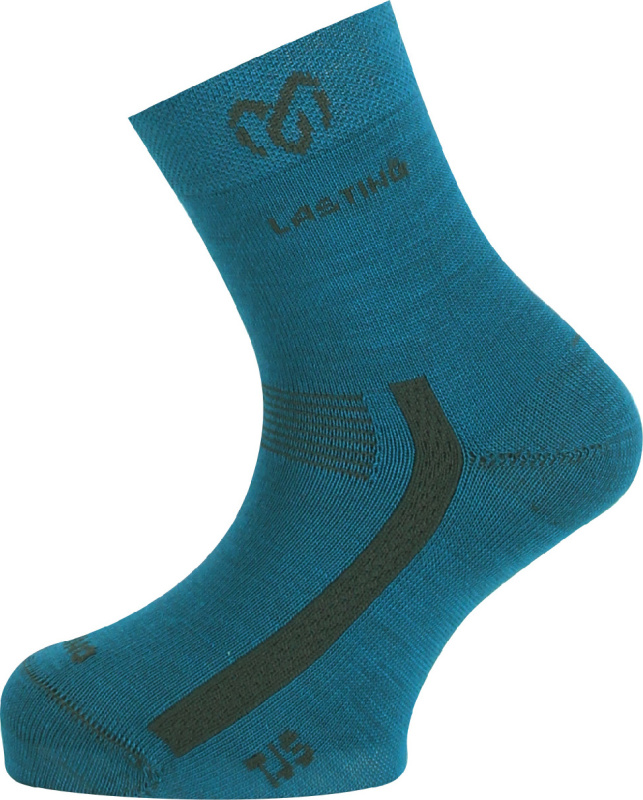Dětské merino ponožky LASTING Tjs modrá Velikost: XS