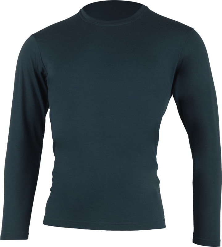 Pánské merino triko LASTING Alan modré Velikost: 2XL