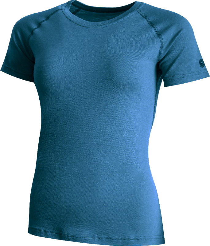 Dámské merino triko LASTING Alea modré Velikost: 2XL
