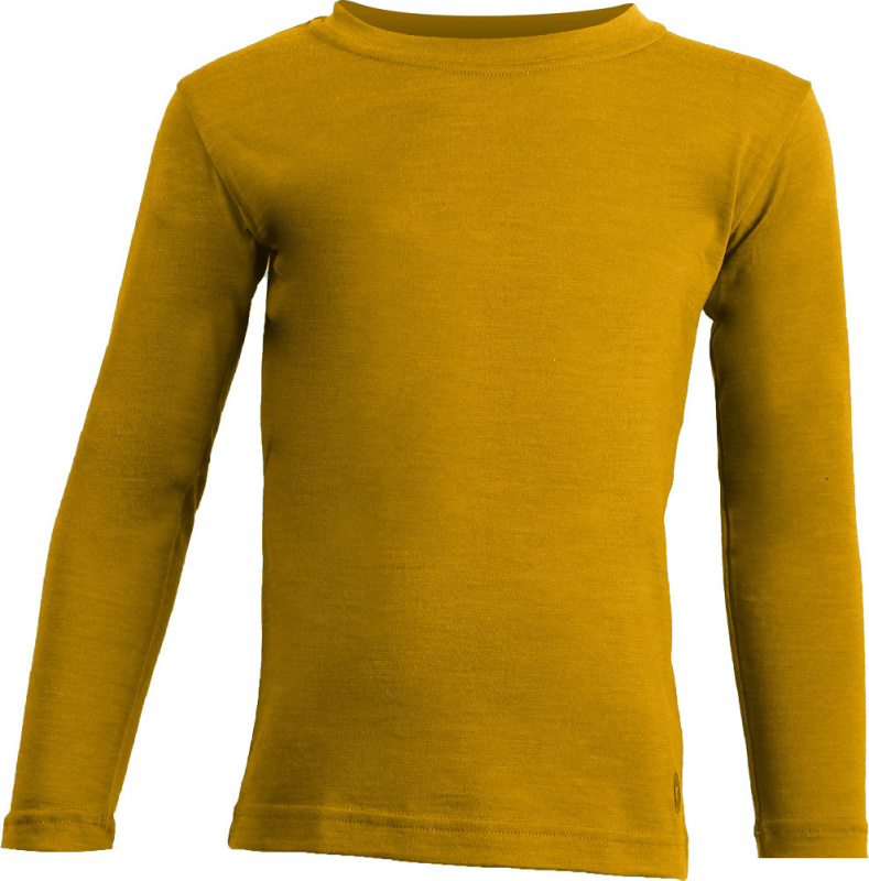 Dětské merino triko LASTING Lony žluté Velikost: 110