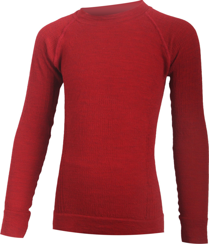 Dětské merino triko LASTING Jalo červené Velikost: 146-157