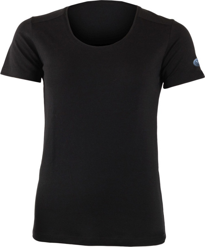 Dámské merino triko LASTING Irena černá Velikost: 3XL