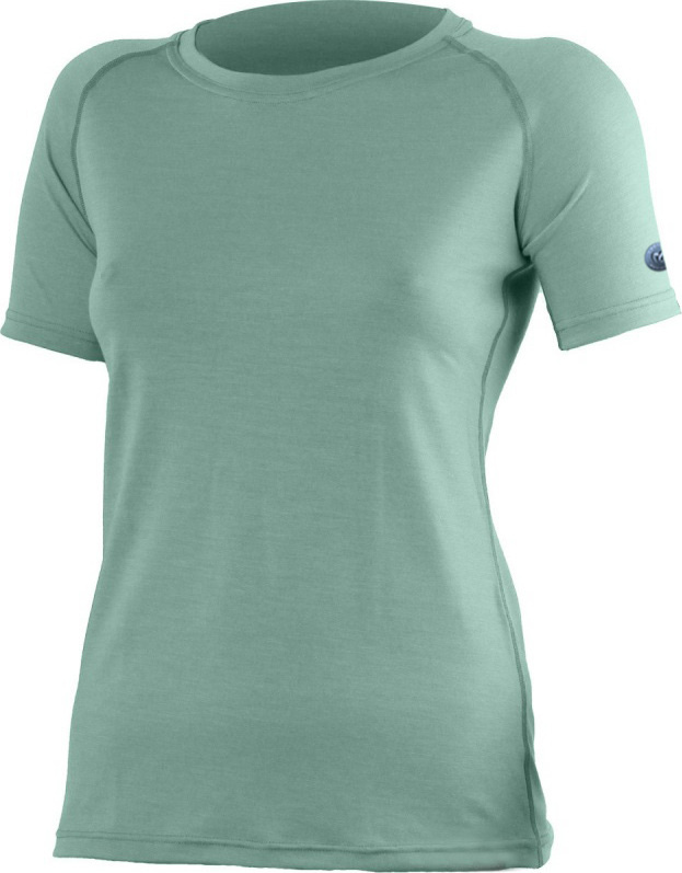Dámské merino triko LASTING Alea šedomodrá Velikost: 2XL