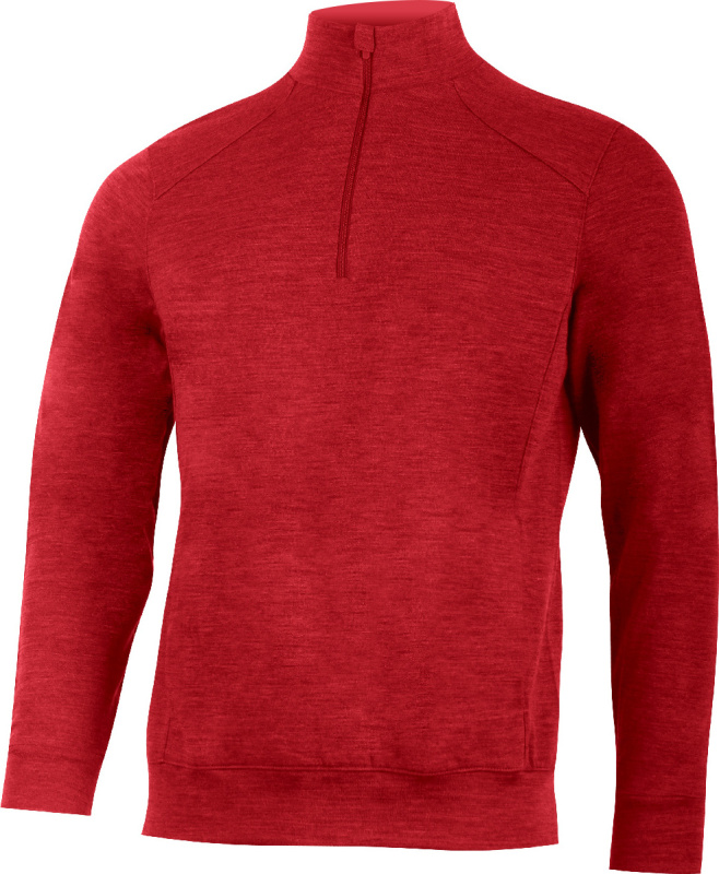 Pánská merino mikina LASTING Amir červená Velikost: XL