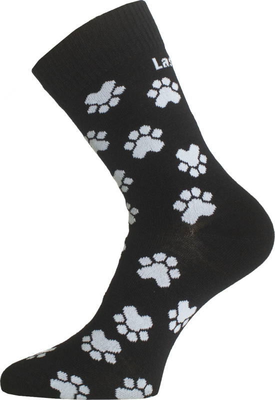 Unisex funkční ponožky LASTING VP1 černé Velikost: M