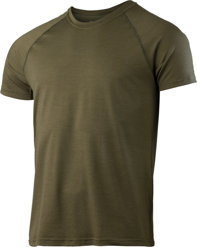 Pánské merino triko LASTING Quido zelené Velikost: XS