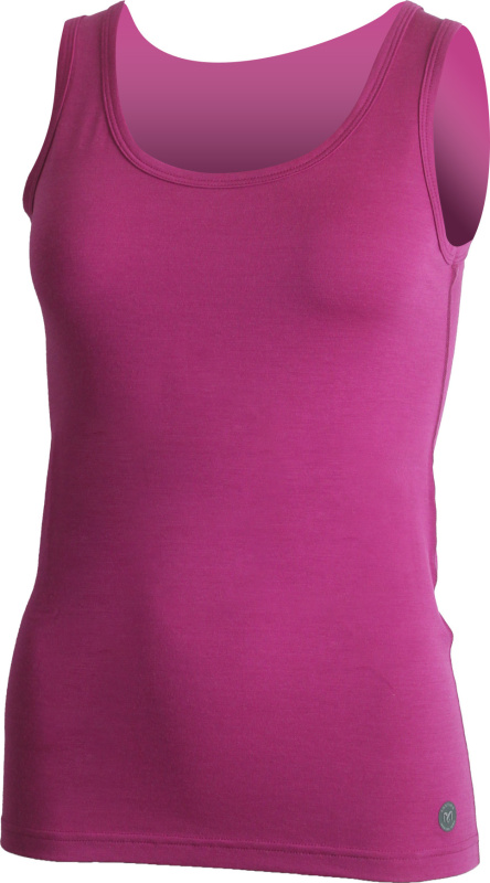Dámské merino tílko LASTING Bara růžové Velikost: 2XL