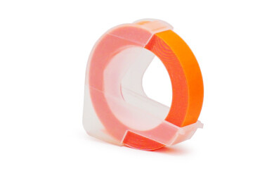 Kompatibilní DYMO S0898270 3D 9mm bílý tisk/fluorescenční oranžový podklad páska pro Gigaprint – Cetria s.r.o.