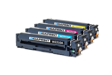 Kompatibilní HP W2210A W2211A W2212A W2213A - HP 207A sada Gigaprint – Cetria s.r.o.
