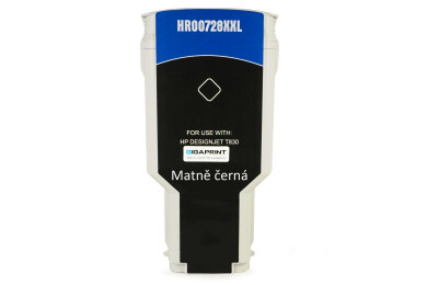 Kompatibilní HP 728 XL MBK - F9J68A Pigment Ink XL kapacita náplň Gigaprint – Cetria s.r.o.