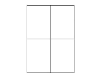 Samolepicí etikety 105 x 148,5 mm, 4ks/A4, 100 listů Gigaprint – Cetria s.r.o.