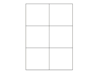 Samolepicí etikety 105 x 99 mm, 6ks/A4, 100 listů Gigaprint – Cetria s.r.o.