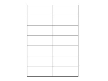 Samolepicí etikety 105 x 42,3 mm, 14ks/A4, 100 listů Gigaprint – Cetria s.r.o.