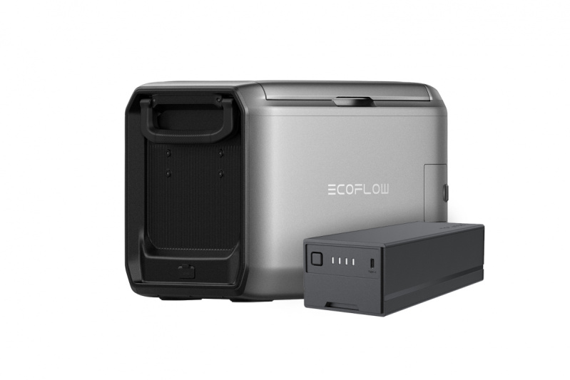 EcoFlow GLACIER Classic 45 l s baterií – dvouzónová přenosná kompresorová lednice a mrazák