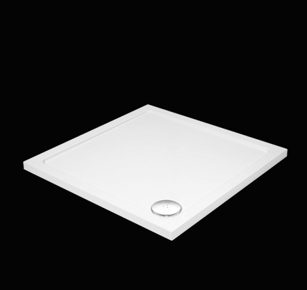 SMC 80x80cm sprchová vanička z tvrzeného polymeru čtvercová