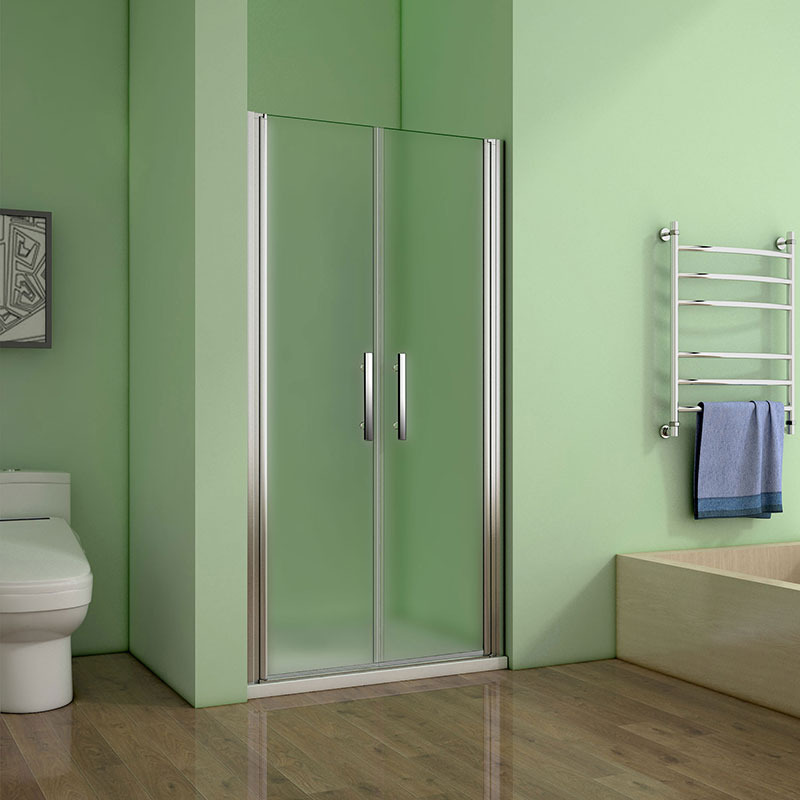 Sprchové dveře SAFE D2 80 FROST dvoukřídlé 76-80 x 195