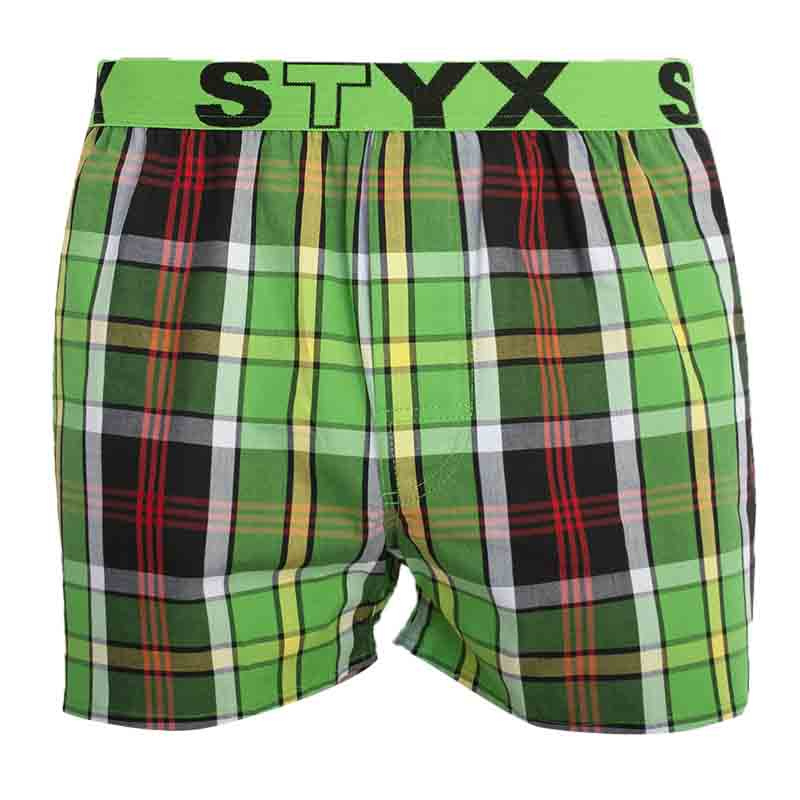 Pánské trenky Styx sportovní guma vícebarevné (B822) S, trenýrky