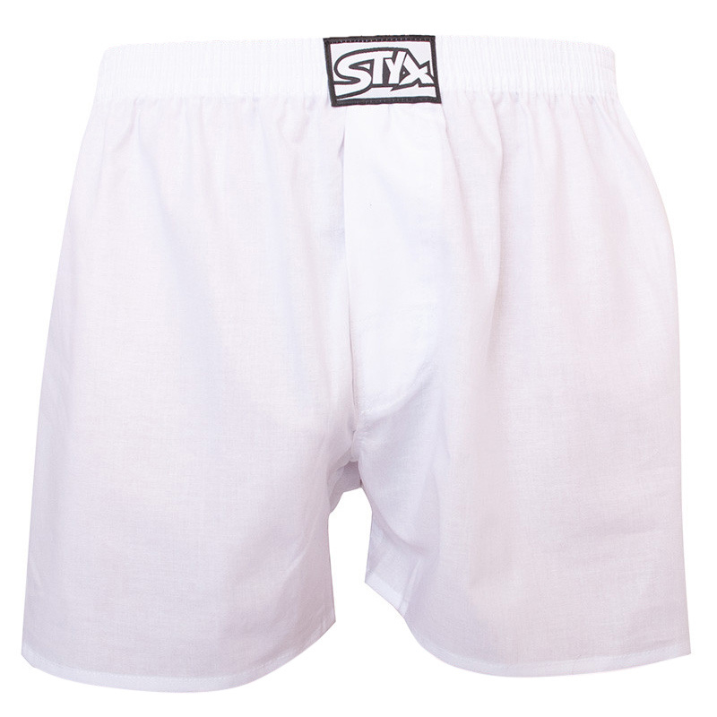 Pánské trenky Styx klasická guma bílé (A1061)  XL, trenýrky