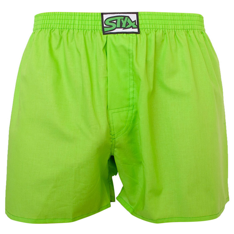 Pánské trenky Styx klasická guma zelené (A1069)  XL, trenýrky